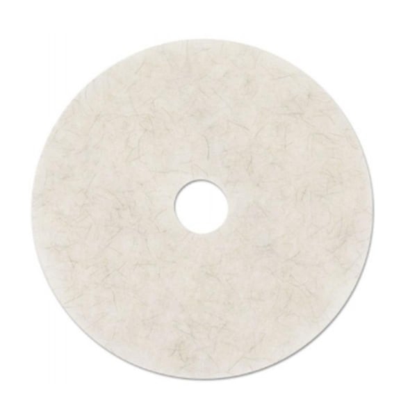 Overtime 24 in. dia Ultra High-Speed Natural Hair Floor Pads - Natural, 5PK OV3191936 - main